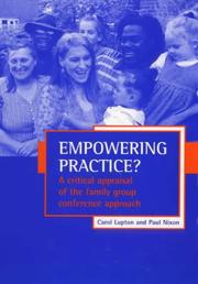 Empowering practice? : a critical appraisal of the family group conference approach