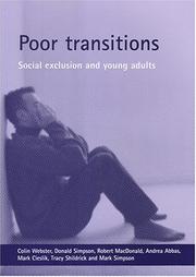 Cover of: Poor transitions: social exclusion and young adults