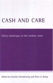 Cash and care : policy challenges in the welfare state