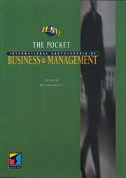 Pocket international encyclopedia of business and management