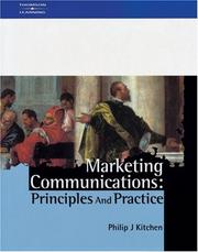Cover of: Marketing Communications: Principles and Practice