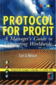 Cover of: Protocol for profit: a manager's guide to competing worldwide