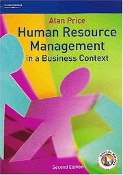 Cover of: Human Resource Management in a Business Context by Alan Price