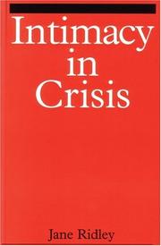 Cover of: Intimacy in Crisis by Jane Ridley