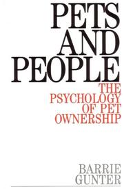 Pets and people : the psychology of pet ownership