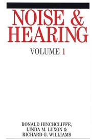 Cover of: Noise and Hearing