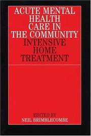 Acute mental health care in the community : intensive home treatment