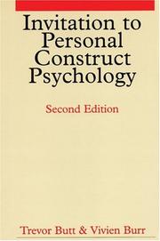 Invitation to personal construct psychology