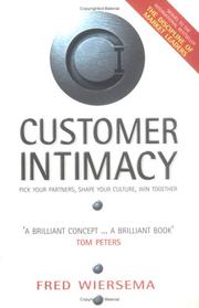 Cover of: Customer Intimacy by Fred Wiersema