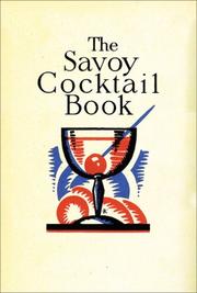 Cover of: The Savoy cocktail book ..