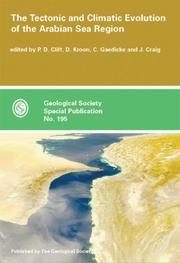 Cover of: The tectonic and climatic evolution of the Arabian Sea Region