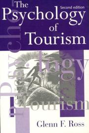 Cover of: The psychology of tourism by Glenn F. Ross