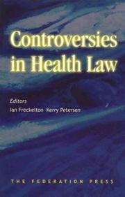 Cover of: Controversies in health law