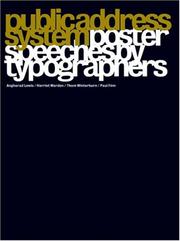 Public address system : poster speeches by typographers