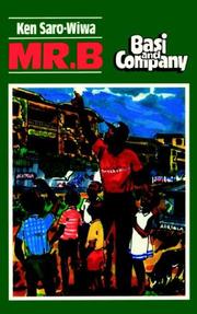Cover of: Mr. B