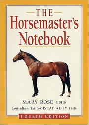 Cover of: Horsemasters Notebook