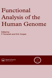 Functional analysis of the human genome