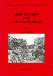 Army records for family historians