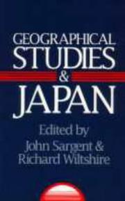 Cover of: Geographical Studies and Japan