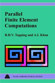 Parallel finite element computations