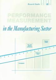 Performance measurement in the manufacturing sector