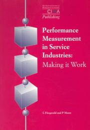 Performance measurement in service industries : making it work