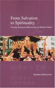 Cover of: From salvation to spirituality: popular religious movements in modern Japan