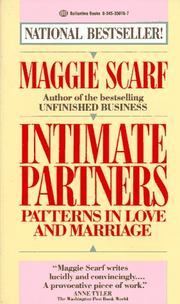 Cover of: Intimate partners: patterns in love and marriage