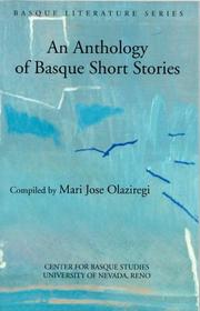 Cover of: An anthology of Basque short stories