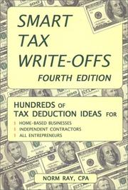 Smart tax write-offs by Norm Ray