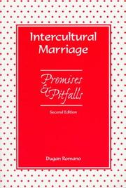 Cover of: Intercultural marriage
