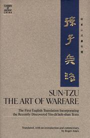 Cover of: Sun-Tzu: The Art of War (Classics of Ancient China)