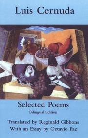 Selected poems of Luis Cernuda
