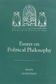 Essays on Political Philosophy