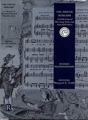 Cover of: The Poetic Debussy: A Collection of His Song Texts and Selected Letters