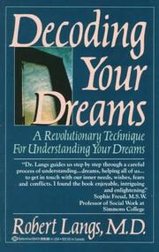 Cover of: Decoding Your Dreams: A Revolutionary Technique For Understanding Your Dreams
