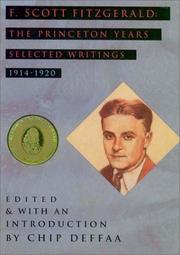 Cover of: F. Scott Fitzgerald by F. Scott Fitzgerald