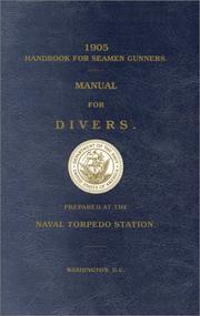 Cover of: Manual for divers