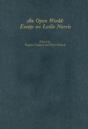 Cover of: An Open world: essays on Leslie Norris