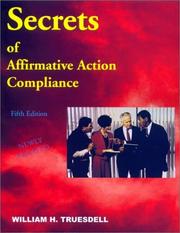 Cover of: Secrets of affirmative action compliance