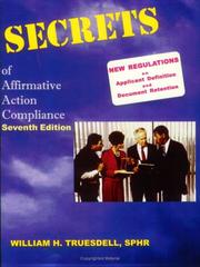 Cover of: Secrets of Affirmative Action Compliance, Seventh Edition