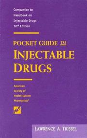 Cover of: Pocket Guide to Injectable Drugs: Companion to Handbook on Injectable Drugs
