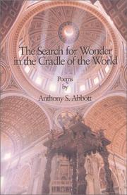 Cover of: The search for wonder in the cradle of the world: poems