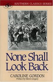 Cover of: None shall look back