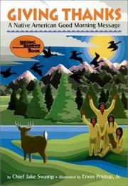 Cover of: Giving thanks: a Native American good morning message