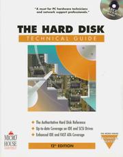 Cover of: The hard disk technical guide