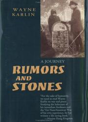 Cover of: Rumors and stones: a journey