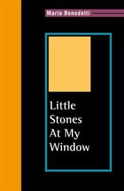 Cover of: Little stones at my window =: Piedritas en la ventana : poems