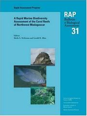 Cover of: A Rapid Marine Biodiversity Assessment of the Coral Reefs of Northwest Madagascar (Conservation International Rapid Assessment Program)