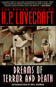 Cover of: The dream cycle of H.P. Lovecraft: dreams of terror and death